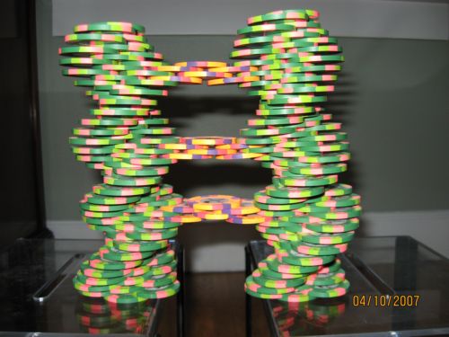 poker chip stack designs